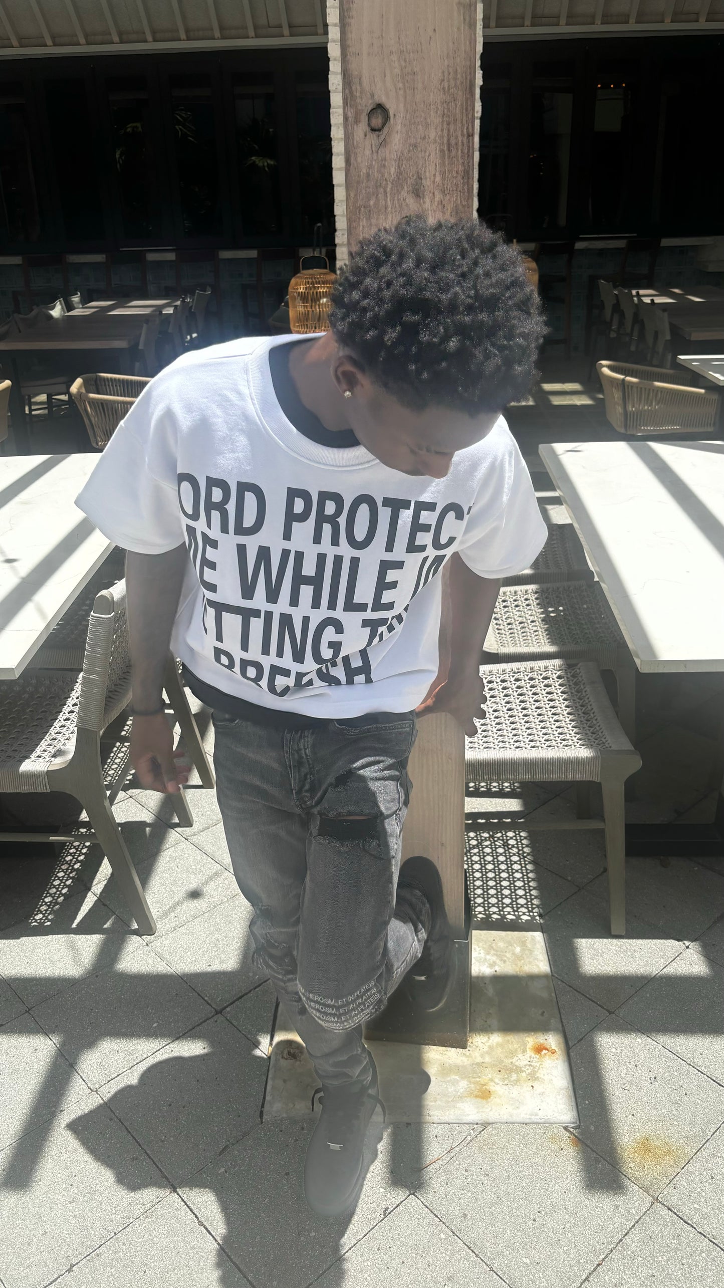 WHITE "LORD PROTECT ME"
